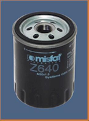 MISFAT Z640 - Filter za ulje www.molydon.hr