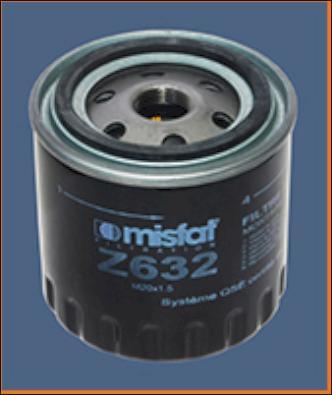 MISFAT Z632 - Filter za ulje www.molydon.hr