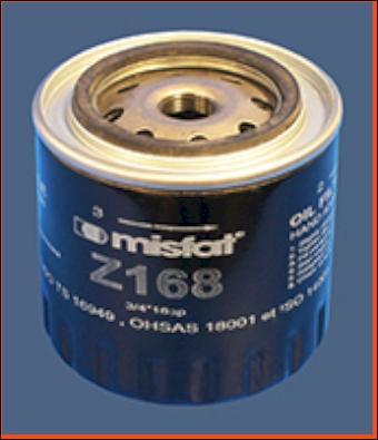 MISFAT Z168 - Filter za ulje www.molydon.hr