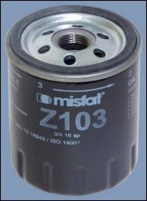 MISFAT Z103 - Filter za ulje www.molydon.hr