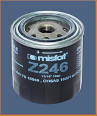 MISFAT Z246 - Filter za ulje www.molydon.hr
