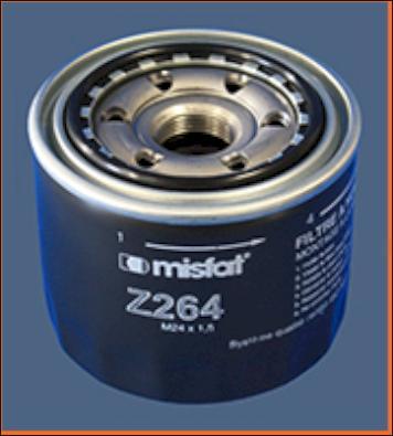 MISFAT Z264 - Filter za ulje www.molydon.hr