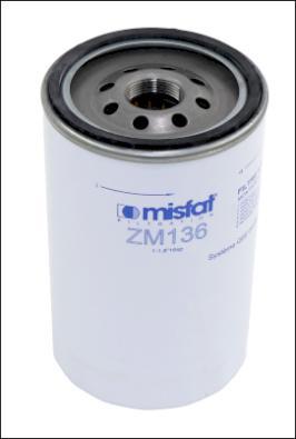 MISFAT ZM136 - Filter za ulje www.molydon.hr