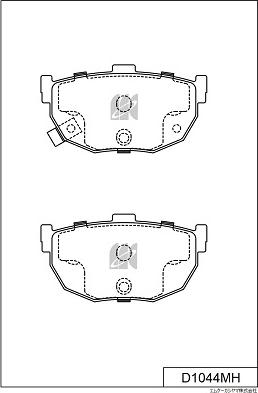 Blue Print ADG04214AF - Komplet Pločica, disk-kočnica www.molydon.hr