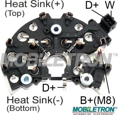 Mobiletron RB-107H - Ispravljac, alternator www.molydon.hr