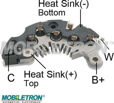 Mobiletron RD-96 - Ispravljac, alternator www.molydon.hr