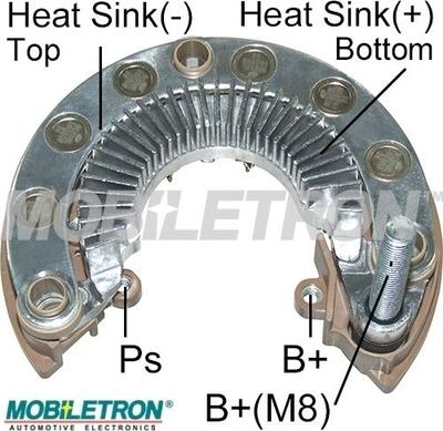 Mobiletron RM-238 - Ispravljac, alternator www.molydon.hr