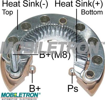 Mobiletron RM-227 - Ispravljac, alternator www.molydon.hr