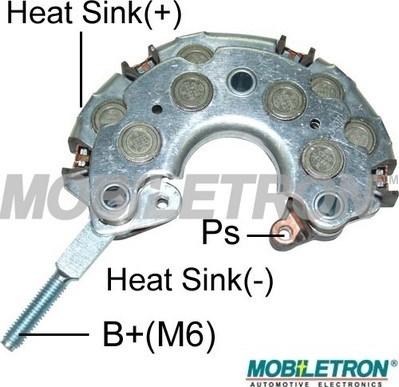 Mobiletron RN-13PL - Ispravljac, alternator www.molydon.hr