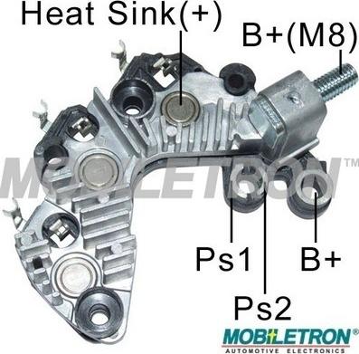 Mobiletron RP-39H - Ispravljac, alternator www.molydon.hr