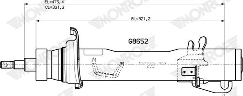 Monroe G8652 - Amortizer www.molydon.hr