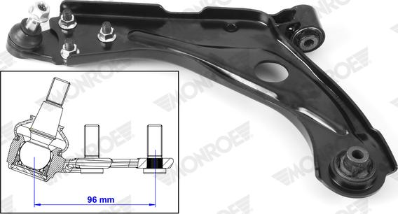 Monroe L38J05 - Rame, Nezavisna poluga za ovjes kotača www.molydon.hr