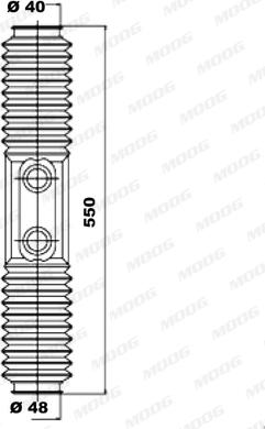 Moog K150021 - Kompletna Manžeta, upravljanje www.molydon.hr