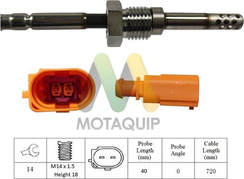 Motaquip LVET417 - Senzor, temperatura Ispušnih plinova www.molydon.hr