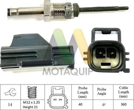 Motaquip LVET423 - Senzor, temperatura Ispušnih plinova www.molydon.hr