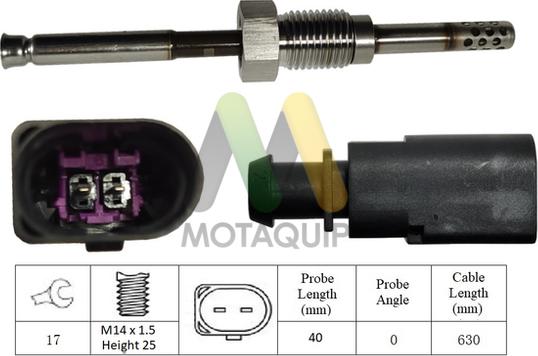 Motaquip LVET188 - Senzor, temperatura Ispušnih plinova www.molydon.hr