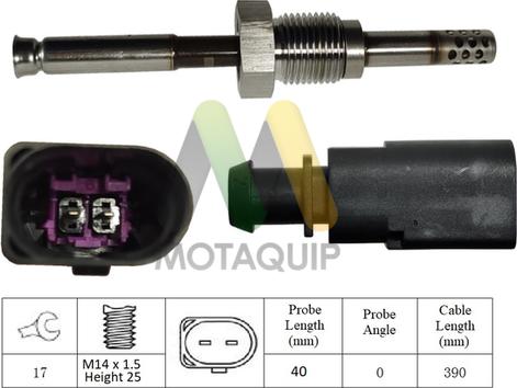 Motaquip LVET397 - Senzor, temperatura Ispušnih plinova www.molydon.hr