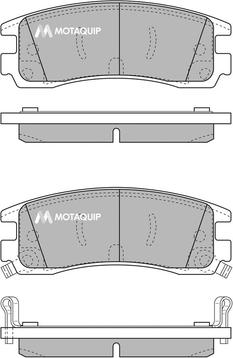 Motaquip LVXL496 - Komplet Pločica, disk-kočnica www.molydon.hr