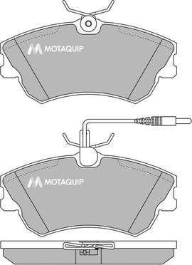 Motaquip LVXL497 - Komplet Pločica, disk-kočnica www.molydon.hr