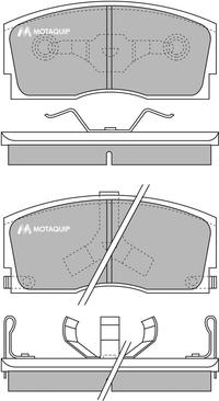 Motaquip LVXL542 - Komplet Pločica, disk-kočnica www.molydon.hr