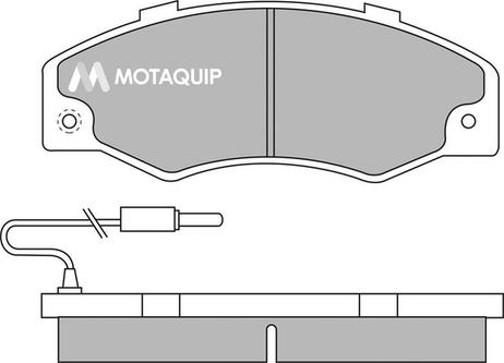 Motaquip LVXL509 - Komplet Pločica, disk-kočnica www.molydon.hr