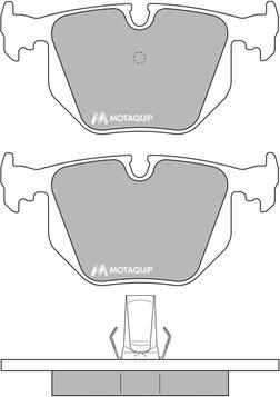 Motaquip LVXL501 - Komplet Pločica, disk-kočnica www.molydon.hr