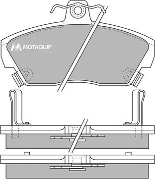 Motaquip LVXL531 - Komplet Pločica, disk-kočnica www.molydon.hr