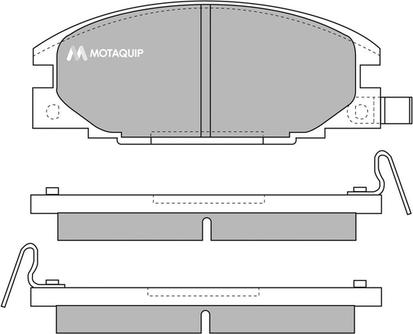 Motaquip LVXL646 - Komplet Pločica, disk-kočnica www.molydon.hr