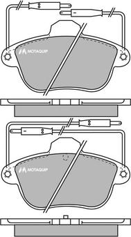 Motaquip LVXL641 - Komplet Pločica, disk-kočnica www.molydon.hr