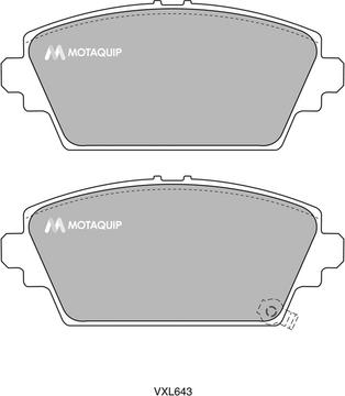 Motaquip LVXL643 - Komplet Pločica, disk-kočnica www.molydon.hr