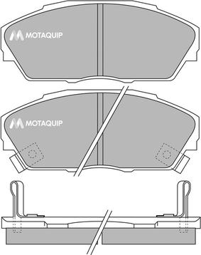 Motaquip LVXL642 - Komplet Pločica, disk-kočnica www.molydon.hr