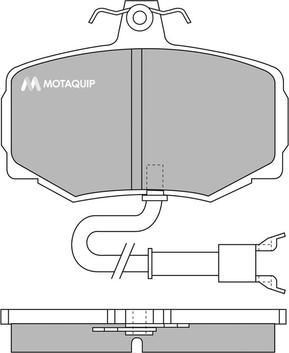 Motaquip LVXL647 - Komplet Pločica, disk-kočnica www.molydon.hr