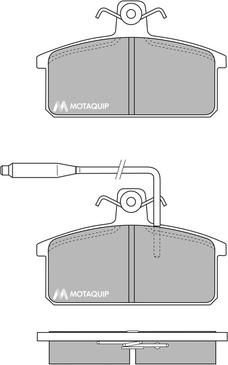 Motaquip LVXL652 - Komplet Pločica, disk-kočnica www.molydon.hr