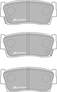 Motaquip LVXL627 - Komplet Pločica, disk-kočnica www.molydon.hr