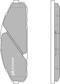 Motaquip LVXL149 - Komplet Pločica, disk-kočnica www.molydon.hr