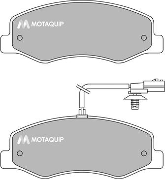 Motaquip LVXL1637 - Komplet Pločica, disk-kočnica www.molydon.hr