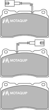 Motaquip LVXL1675 - Komplet Pločica, disk-kočnica www.molydon.hr