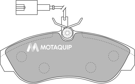 Motaquip LVXL1090 - Komplet Pločica, disk-kočnica www.molydon.hr