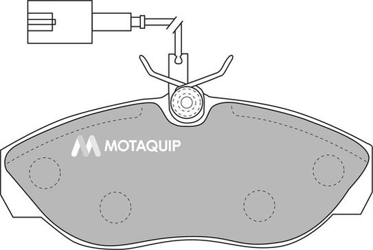 Motaquip LVXL1091 - Komplet Pločica, disk-kočnica www.molydon.hr