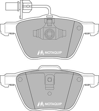 Motaquip LVXL1043 - Komplet Pločica, disk-kočnica www.molydon.hr