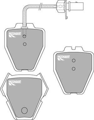 Motaquip LVXL1018 - Komplet Pločica, disk-kočnica www.molydon.hr