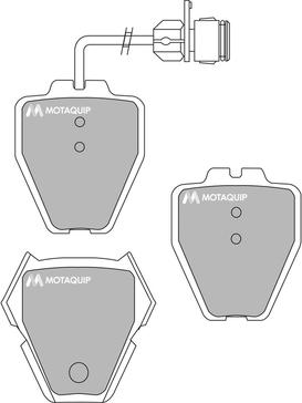 Motaquip LVXL1017 - Komplet Pločica, disk-kočnica www.molydon.hr