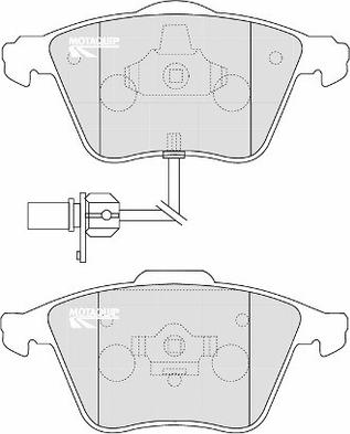 Motaquip LVXL1165 - Komplet Pločica, disk-kočnica www.molydon.hr