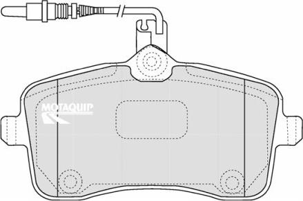 Motaquip LVXL1161 - Komplet Pločica, disk-kočnica www.molydon.hr