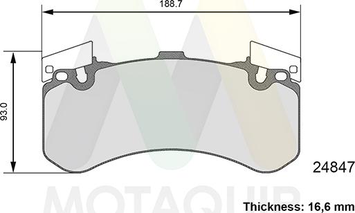 Motaquip LVXL1811 - Komplet Pločica, disk-kočnica www.molydon.hr