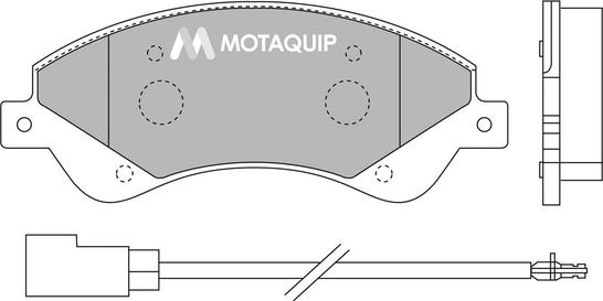 Motaquip LVXL1302 - Komplet Pločica, disk-kočnica www.molydon.hr