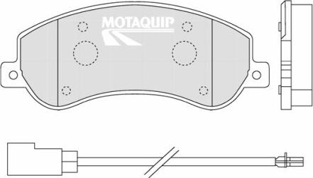 Motaquip LVXL1318 - Komplet Pločica, disk-kočnica www.molydon.hr