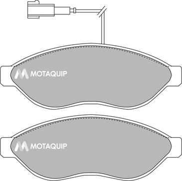 Motaquip LVXL1337 - Komplet Pločica, disk-kočnica www.molydon.hr