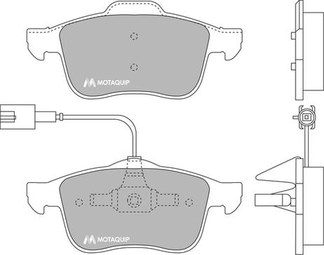 Motaquip LVXL1287 - Komplet Pločica, disk-kočnica www.molydon.hr