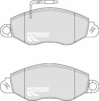 Motaquip LVXL1224 - Komplet Pločica, disk-kočnica www.molydon.hr